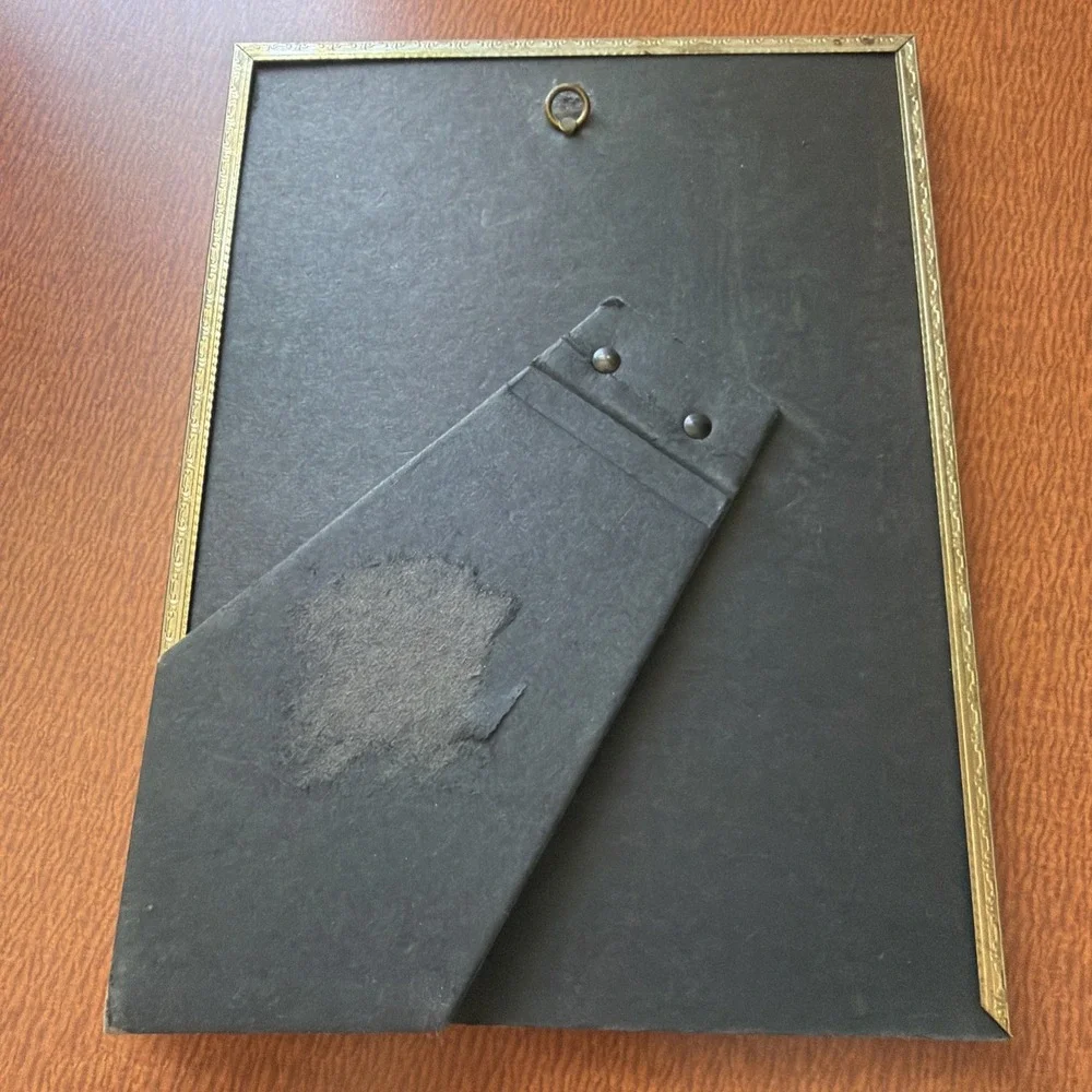 Vtg MCM Gold Frame 8